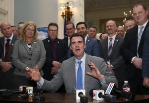 Oklahoma governor signs permitless gun bill