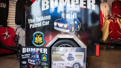 Photo of MSHP’s “Bumper” gifted new trailer design