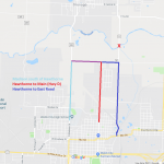 Route D Center Creek Bridge Closure, alternate route