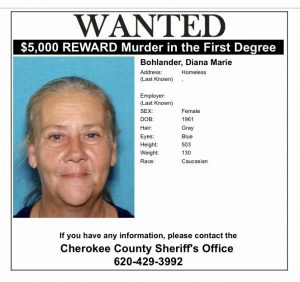 Diana Bohlander, reward, murder, Newwstalk KZRG