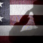 Soldier, flag, veteran