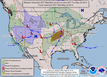 Another round of possible storms for the area