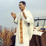 Fr. Emil Kapaun in prayer