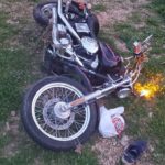 Sarcoxie wrecked motorcyc;e