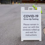 Testing site signage