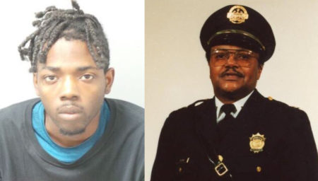 A suspect caught in the shooting death of a retired St. Louis police captain