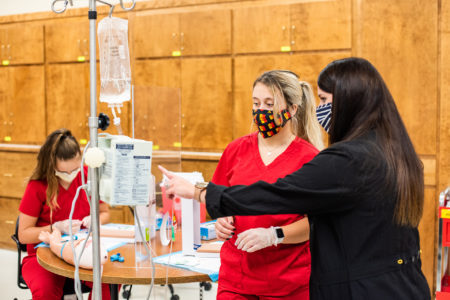 Nursing school celebrates high pass rate.