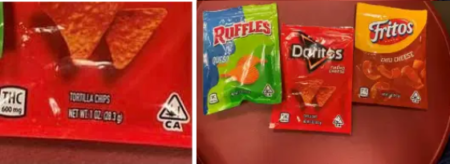 Two people hospitalized after eating chips with THC