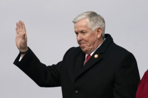 Parson gets first-hand look at flooding damage in St. Louis area