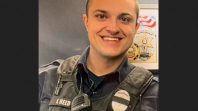 Photo of Memorial service to honor a fallen Joplin Police Officer