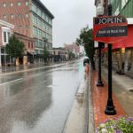 Down town Joplin Main street sidewalk sale side walk