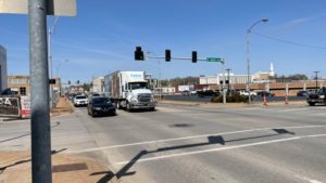 Archaeological Survey of 7th Street this week in Joplin