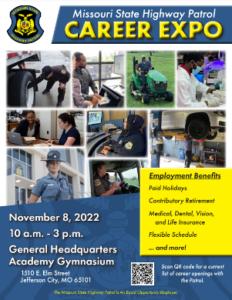 Career Expo planned in Jefferson City by Highway Patrol