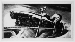 Thomas Hart Benton lithographs exhibition at Spiva Center for the Arts