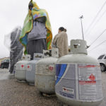 Winter propane gas fuel