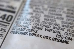 Sesame now listed as official “major food allergen”
