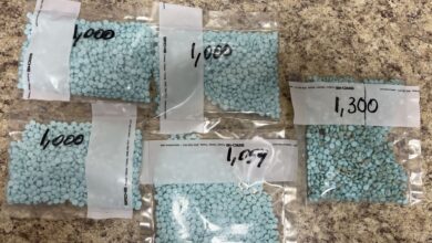 Photo of $321k worth of fentanyl pills found in Coffeyville