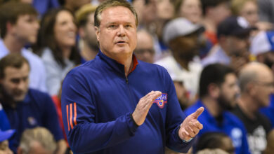 Photo of Kansas coach Self to miss Big 12 tourney game with illness