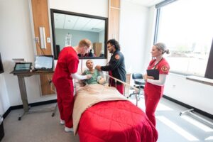 Construction wraps up at nursing school’s simulation hospital 
