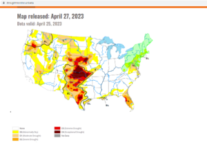 60+ percent of the nation is experiencing drought