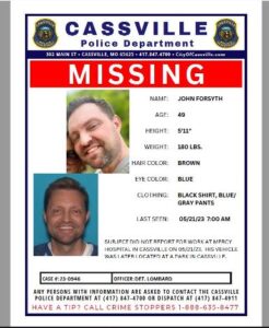 Cassville Police search for missing physician