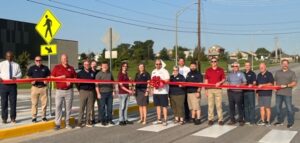 Ribbon cutting held for new 20th Street pedestrian crosswalk