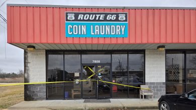 Photo of Police investigating burglary that injured Duenweg laundromat owner