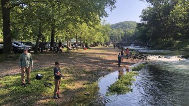 Photo of Learn 2 trout fish at Roaring River State Park March 15th