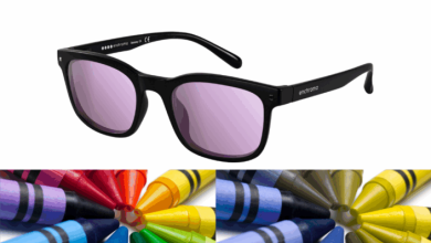 Photo of EnChroma Colorblind Glasses available for use at Joplin Public Library