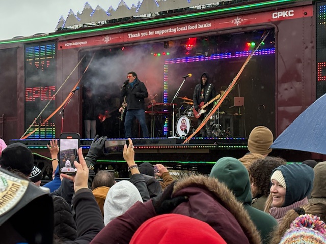 CPKC Holiday Train stops in Joplin: Smash Mouth, J.J. Wilde perform