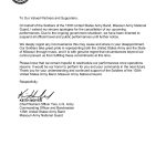 Letter From the 135th Army Band